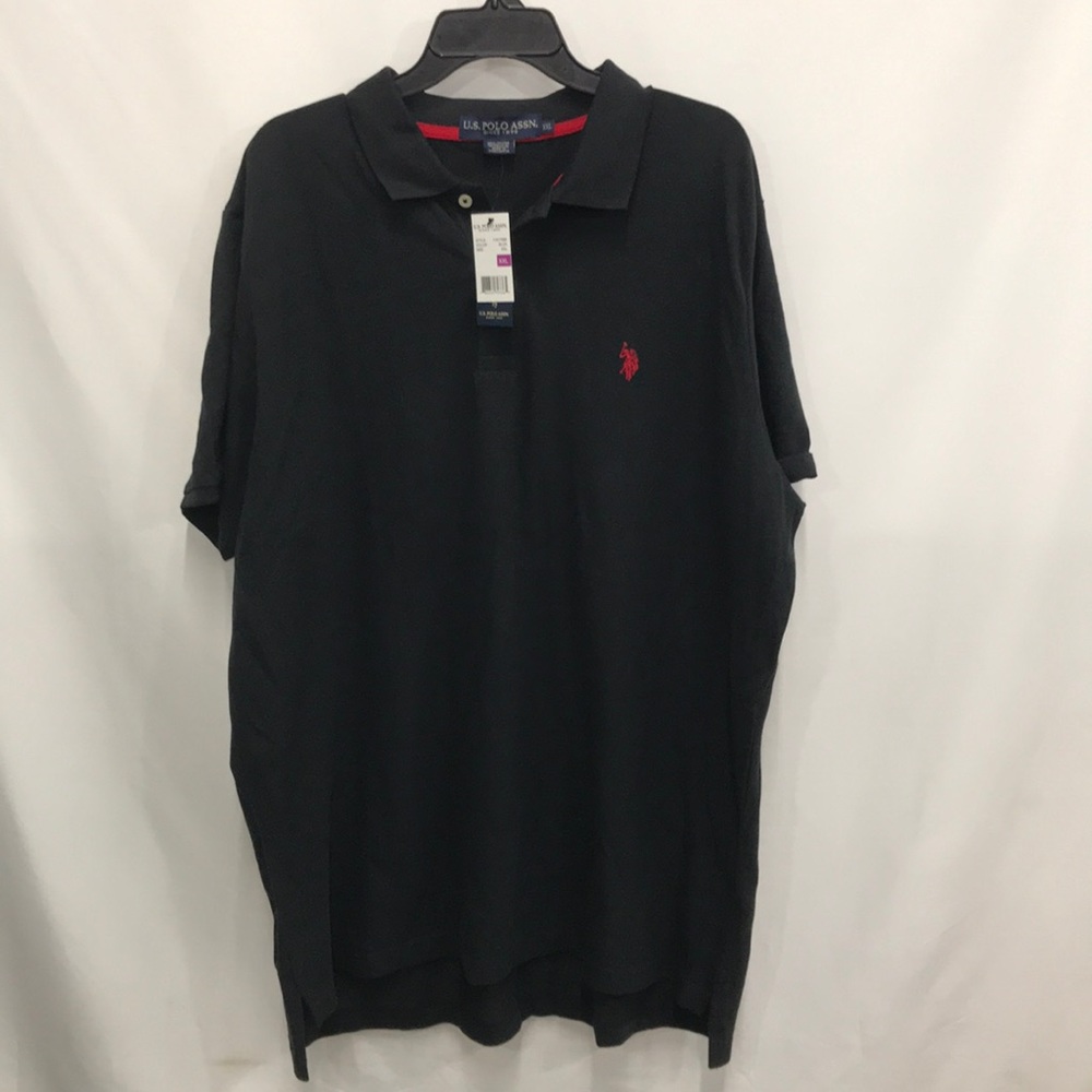 NWT U.S. Polo Assn. Black Polo Shirt Size XXL